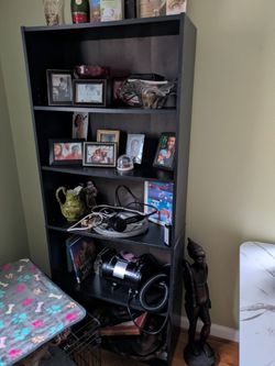 Bookcase 71" Tall Black