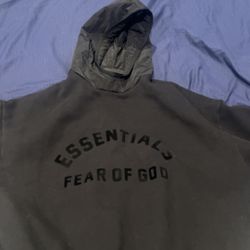 Fear of God Essentials Hoodie Jet Black