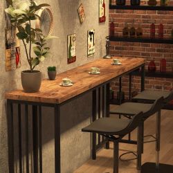 Rustic Long Console Table, 70.9 Inch Extra Long Sofa Tabl