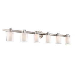Bathroom Vanity Light (Dimmable, Brushed Nickel)