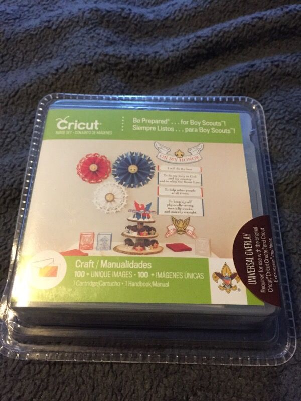 New Be Prepared Boy Scout Cricut cartridge scrapbooking