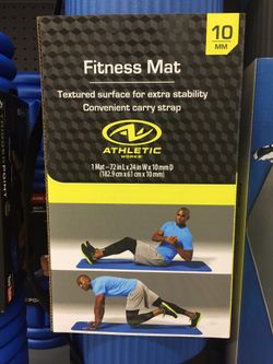 New Sealed Box Fitness Mat 72 X 24 X 10, Not Included Trainer