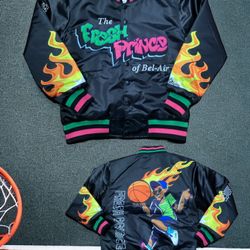 Fresh Prince Bomber Jacket  Black Men Sizes Headgears 