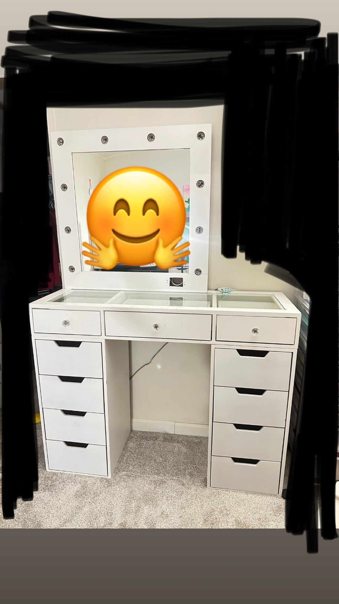 Vanity With Mirror