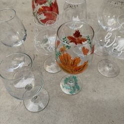 10 Wine Glasses $10
