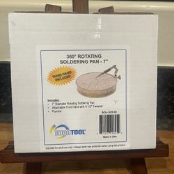 New in box: Soldering Pan (7" 360 degree rotating)