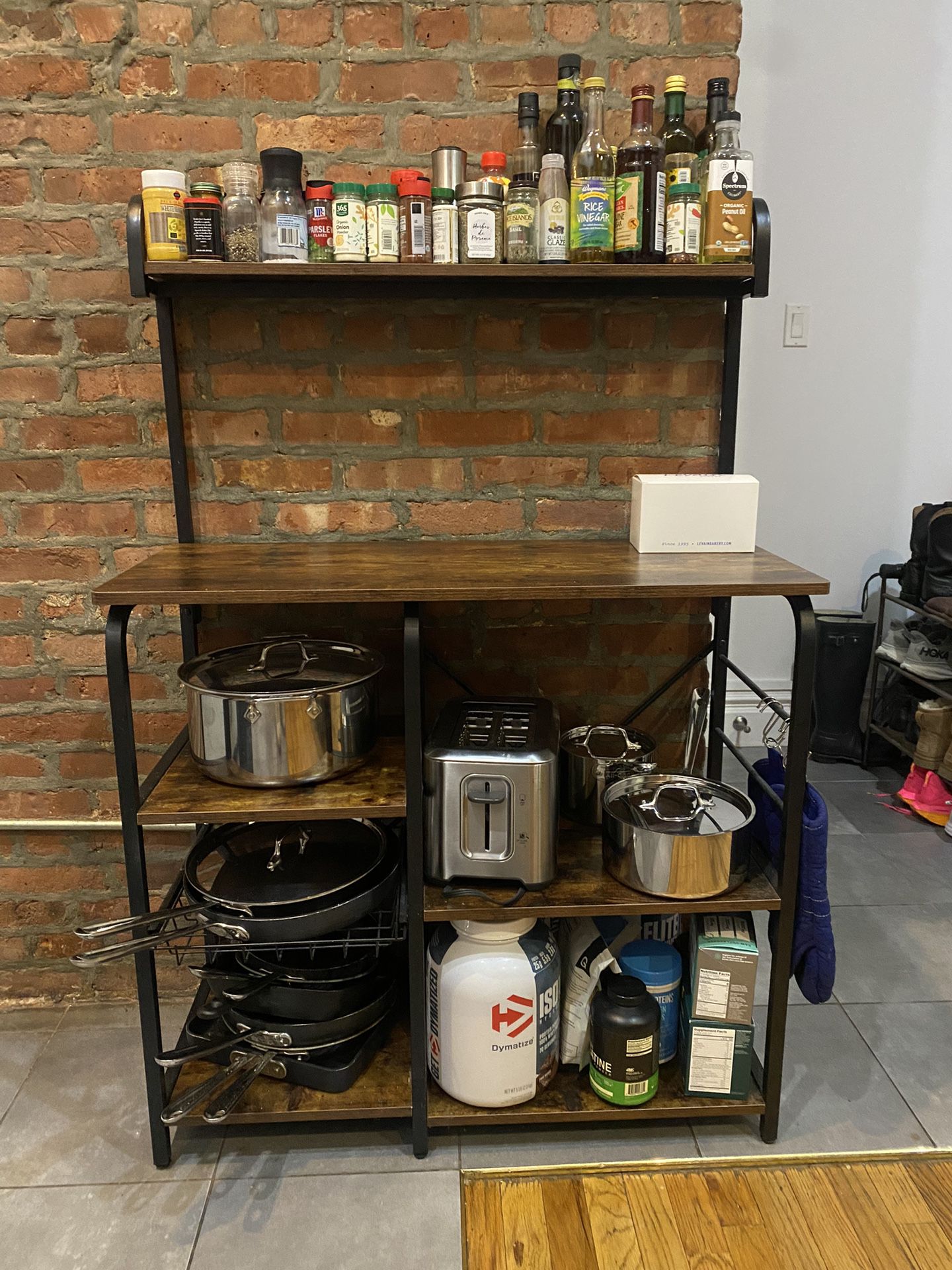 Kitchen Storage Unit With Prep Counter