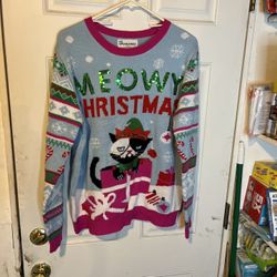 Women’s Christmas Sweater Size Large