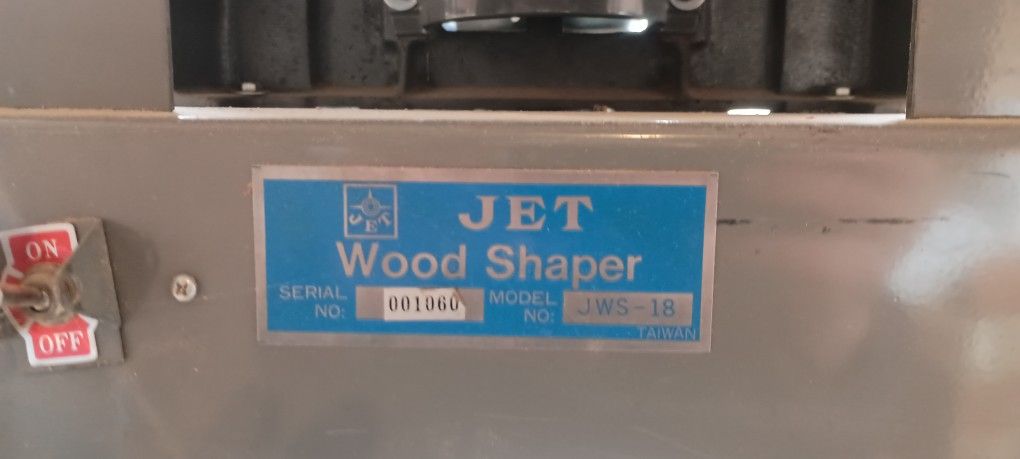 Jet JWS-18 Woodworking Shaper