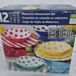 Melamine Dinnerware Set New In Box 
