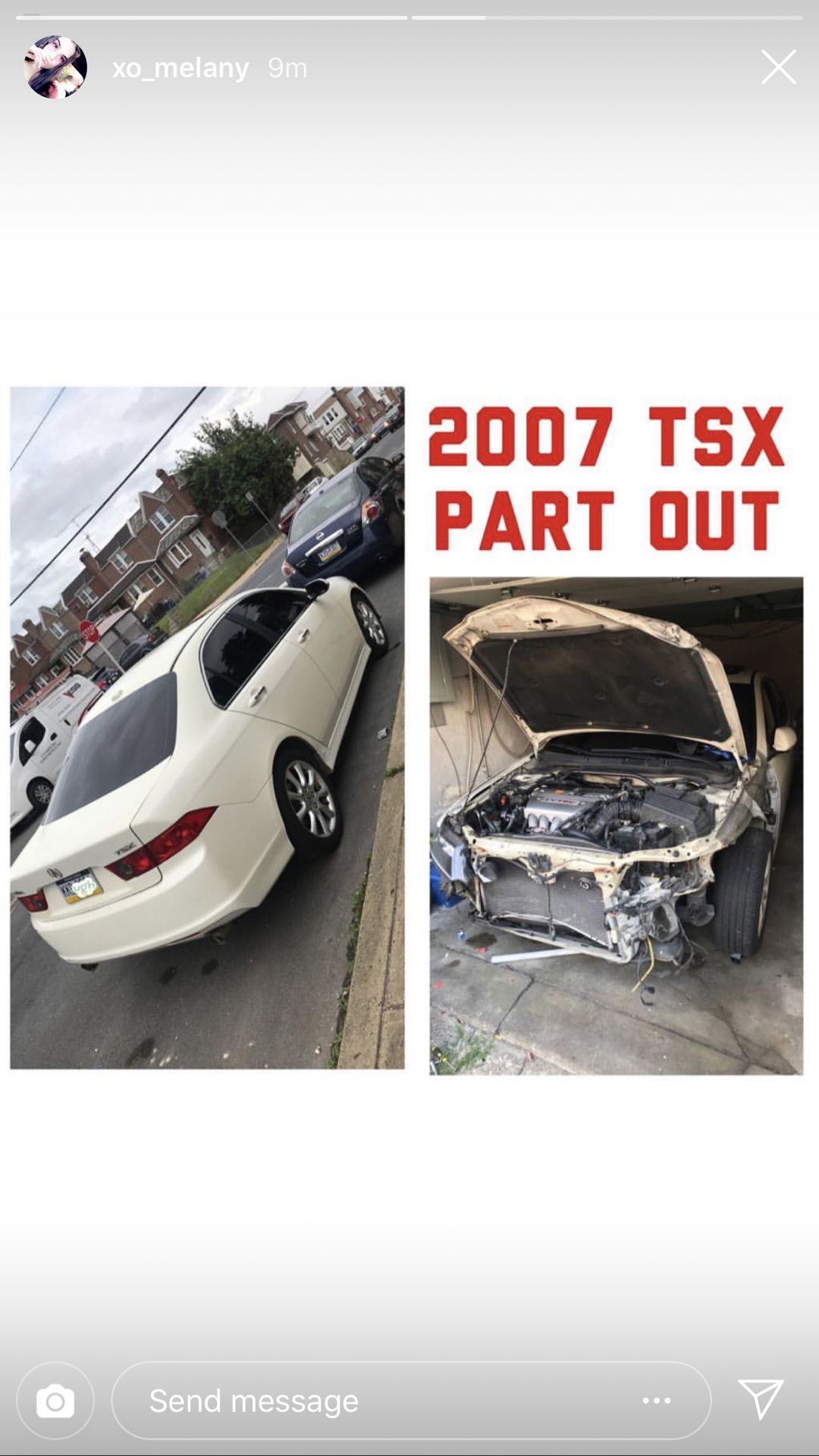 2007 Acura TSX PART OUT