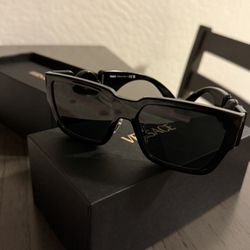 black versace shades