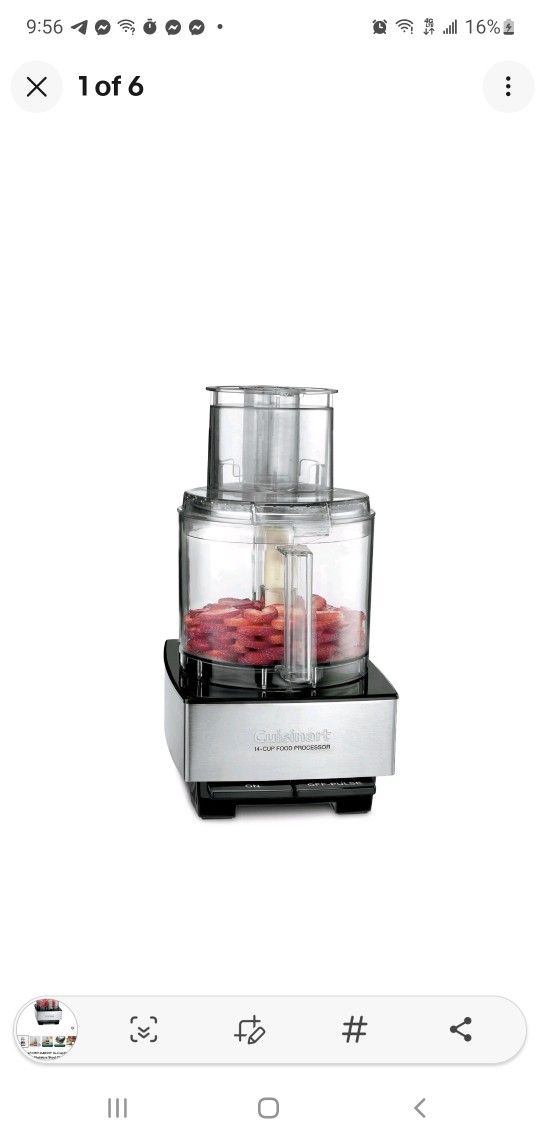 🔥 BRAND NEW Cuisinart 14-Cup Stainless Steel Food Processor (DFP-14BCNY)