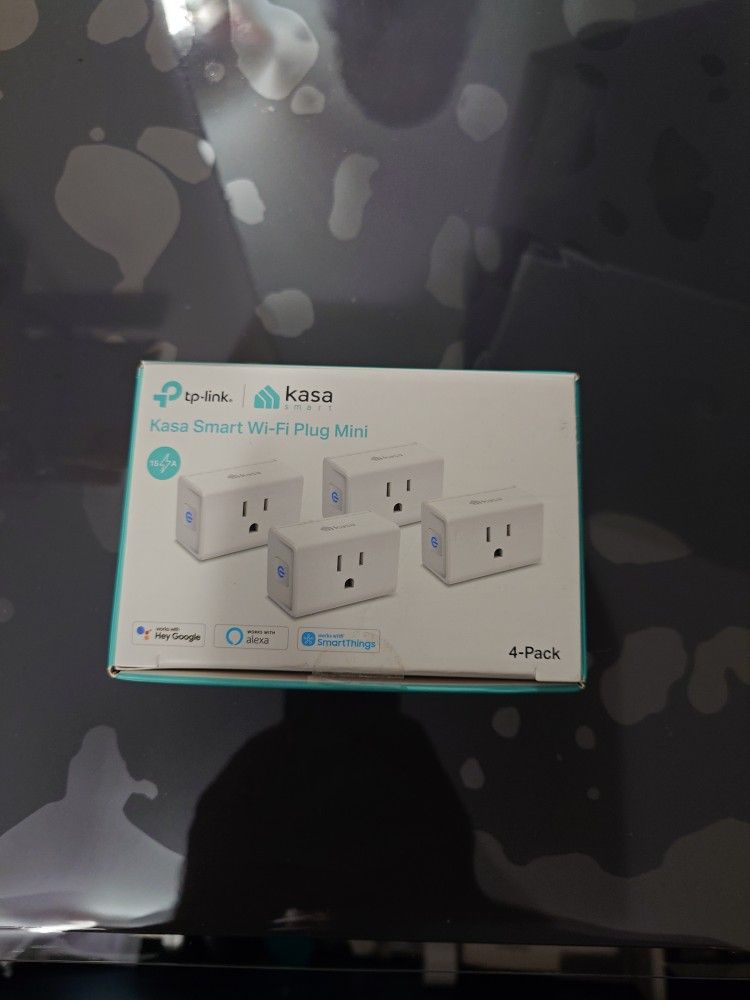 Kasa Smart Plug, Wi-Fi Outlet Works with Alexa, Google Home & IFTTT, 2.4G WiFi Only, 4-Pack(EP10P4)