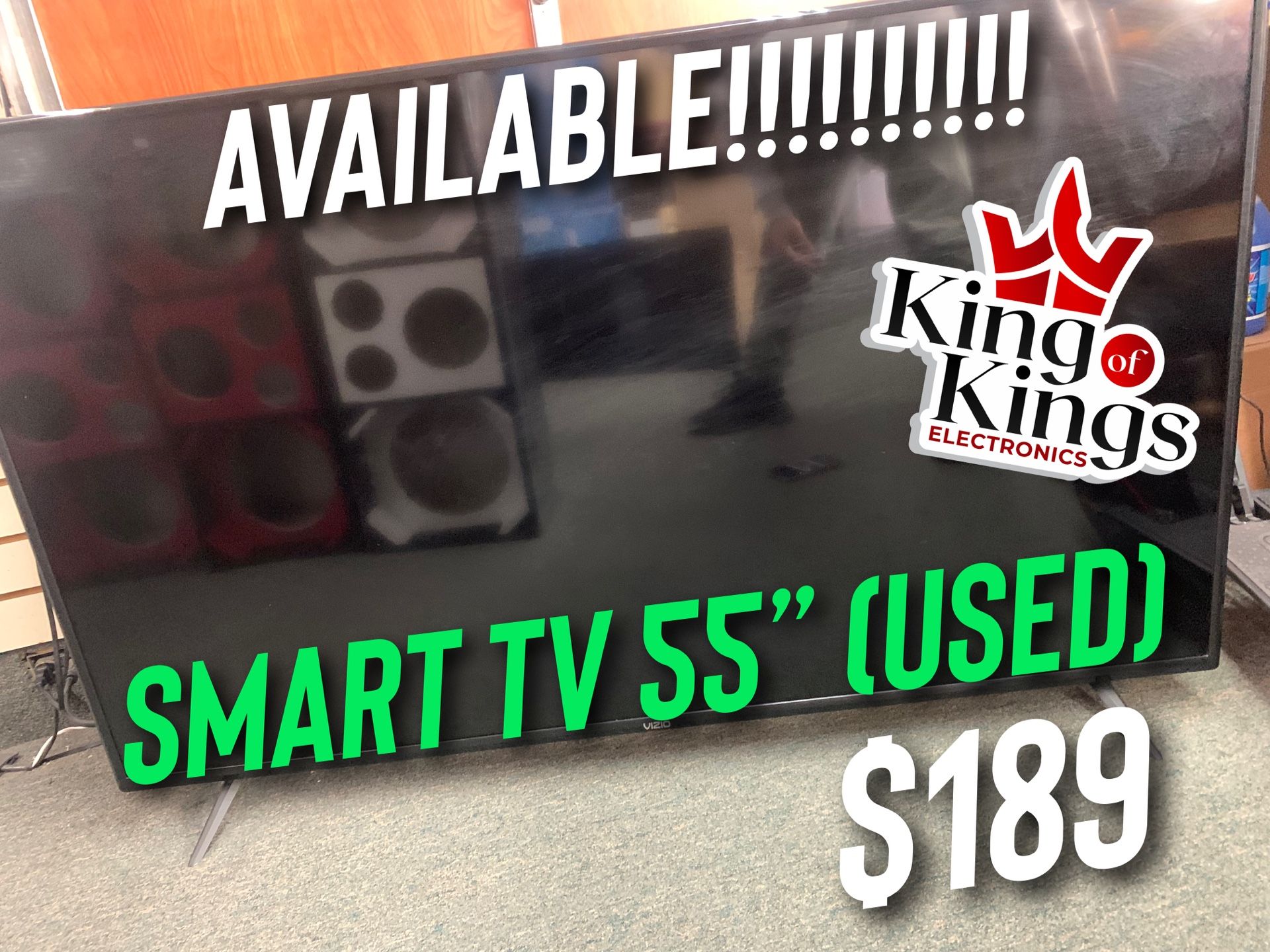 AVAILABLE!!!!!!! SMART TV 55” (USED)