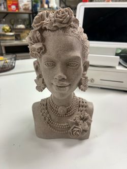 Resin African planter head