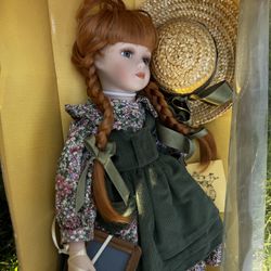 Anne of Green Gables Porcelain Doll_ Original Box