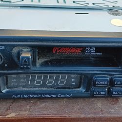 Vintage Audio box Car Radio/cassette Player