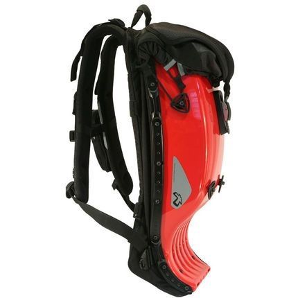 Boblbee Megalopolis Aero Phantom Backpack in Red.