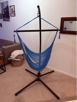 Hammock Stand with Hammock and Ceiling Mount