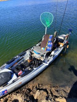 Old Town Predator 13(big water 132) Fishing kayak with motor