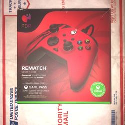 PDP Gaming REMATCH Advanced Wired Controller Licensed for Xbox Series X|S/Xbox One/PC - Spirit Red
