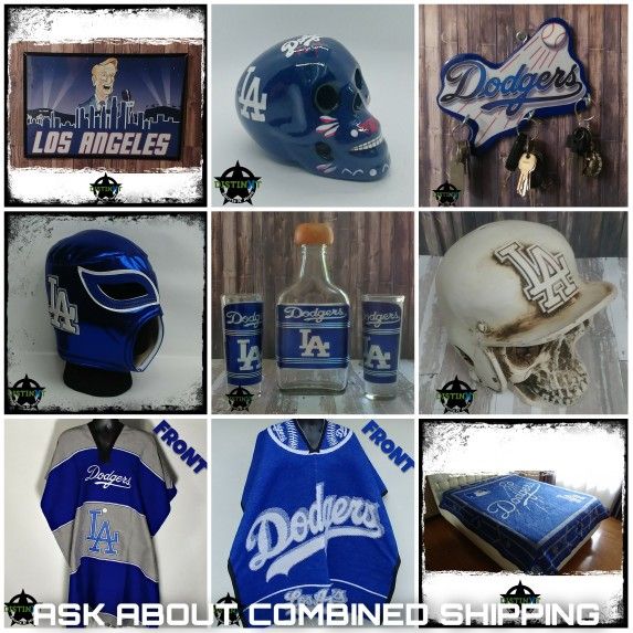dodgers motorcycle helmet LA Dodgers Skull Helmet for Sale in Corona, CA