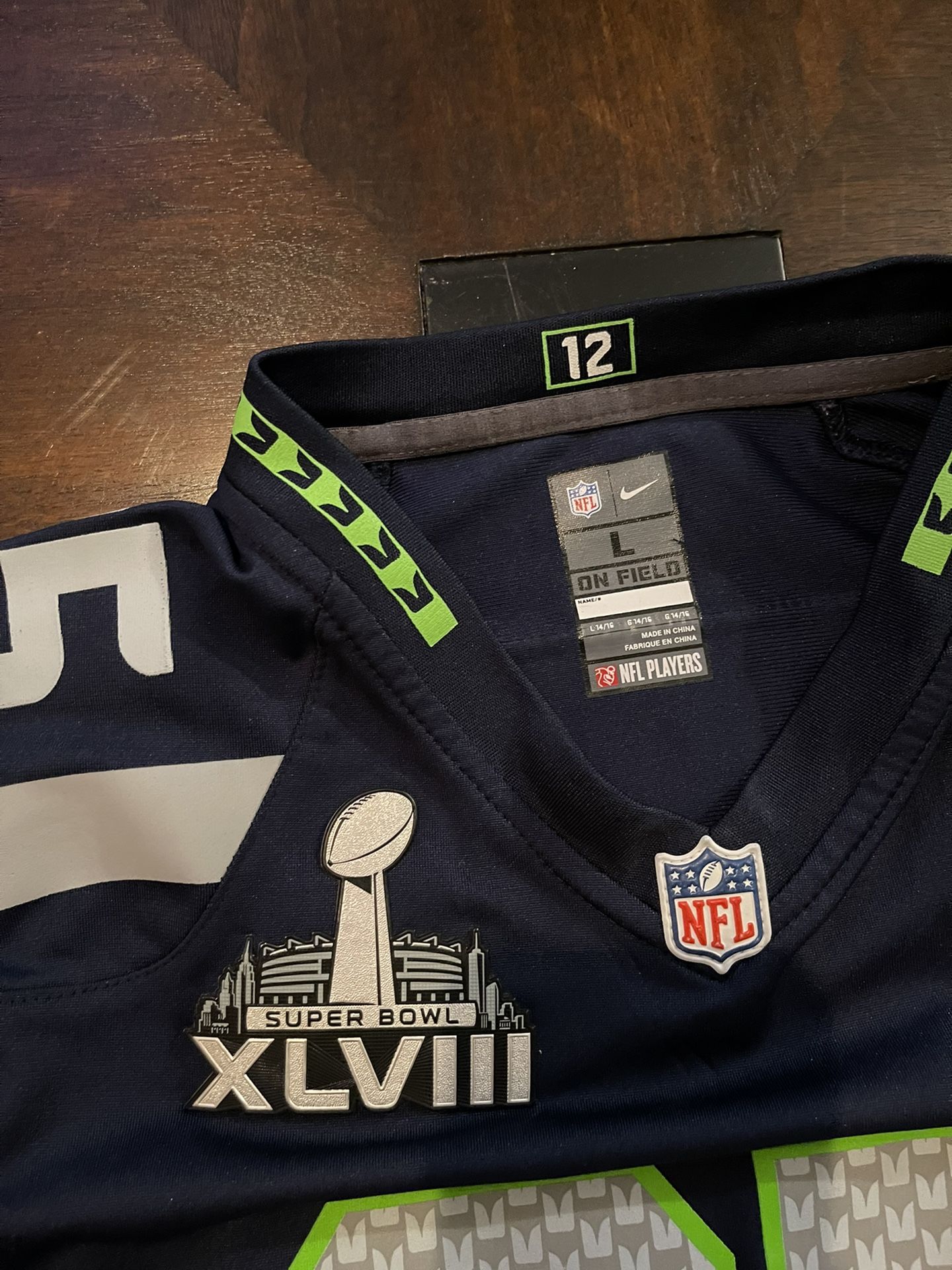 Seahawks Super Bowl 48 XLVIII Jersey