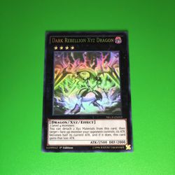 Yugioh Ghost Rare Dark Rebellion XYZ Dragon 1st Edition for Sale in Queens,  NY - OfferUp