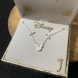New Disney Sterling Silver Necklace 