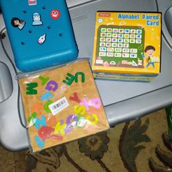 Alphabet Learning Puzzle And Cards Complete And Small Tote Bag Pickup Only Cash 