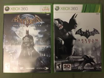 Batman Arkham Asylum & Arkham City Xbox 360