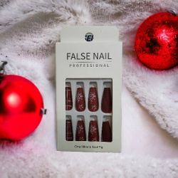24 pcs. Christmas  Long Press-On Nails