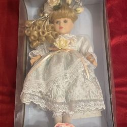 Victorian Rose collection Porcelain  Doll Certificate Authenticity