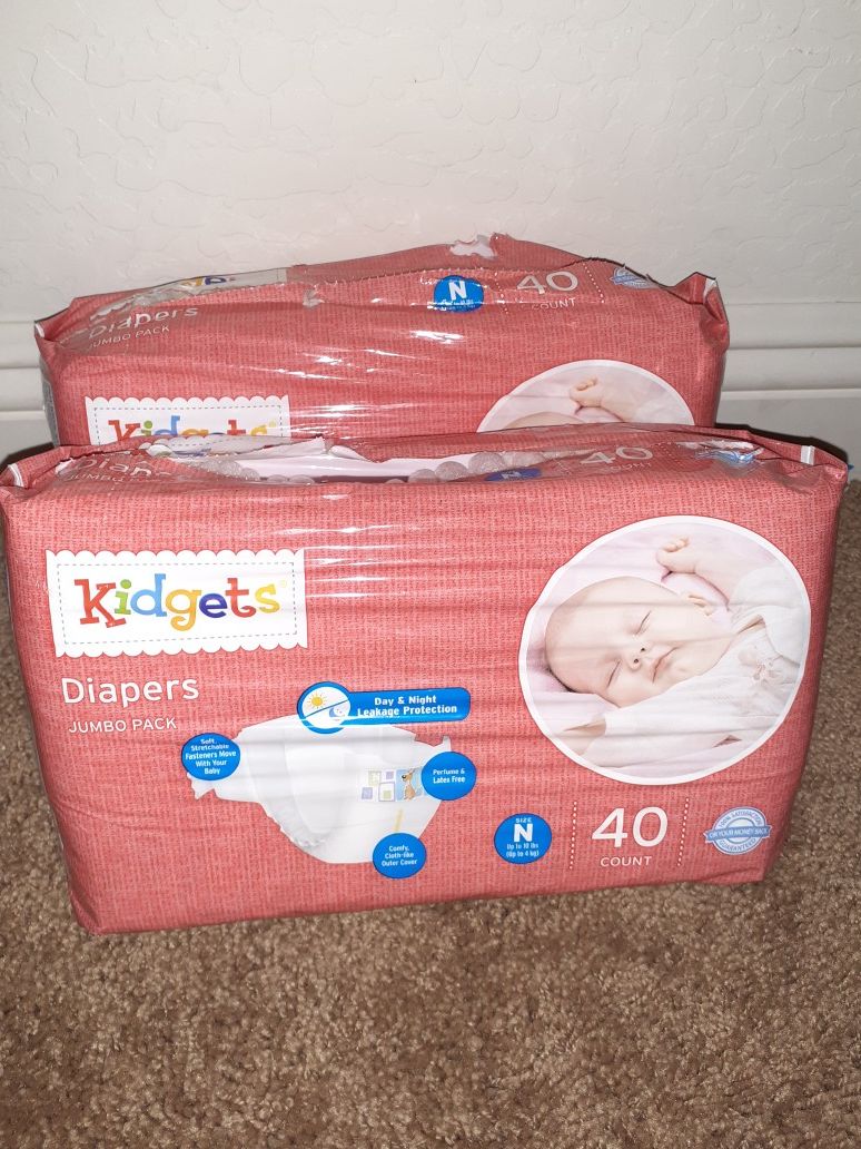 Brand new Newborn diapers