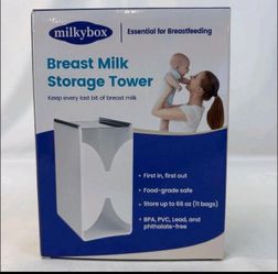 milkybox Breast Milk Storage Tower FIFO Reusable BPA Free