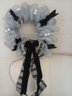 Grey And Black Wreath