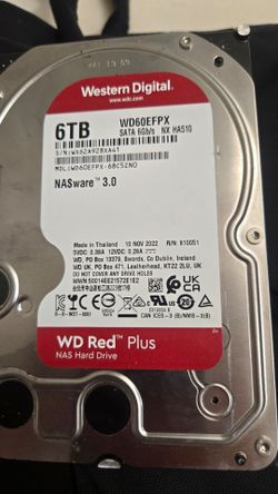 Western Digital Red Plus 6TB sata hard drive