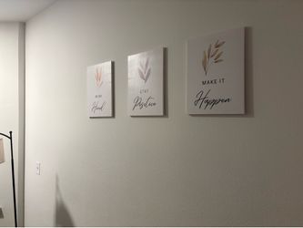 Motivational Wall Art Set (3 Pieces)