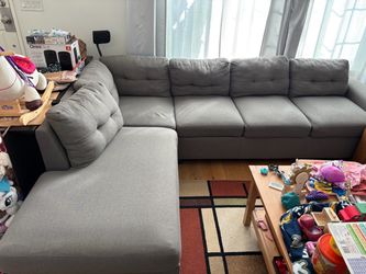 Grey sectional
