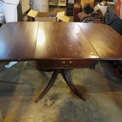 Antique Brandt Furniture Genuine Mahogany Table