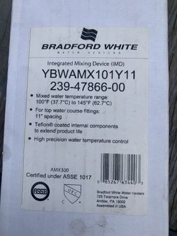Bradford White Integrated Mixing Device