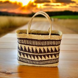  Tote Handbag Designed Handwoven New Imported