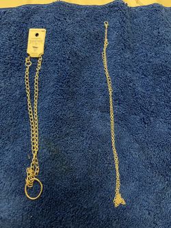 Gold necklaces