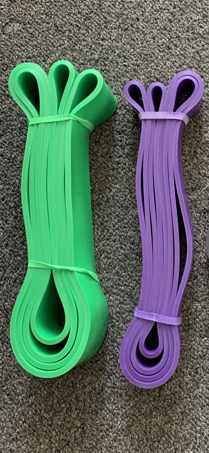 Green n purple bands pair