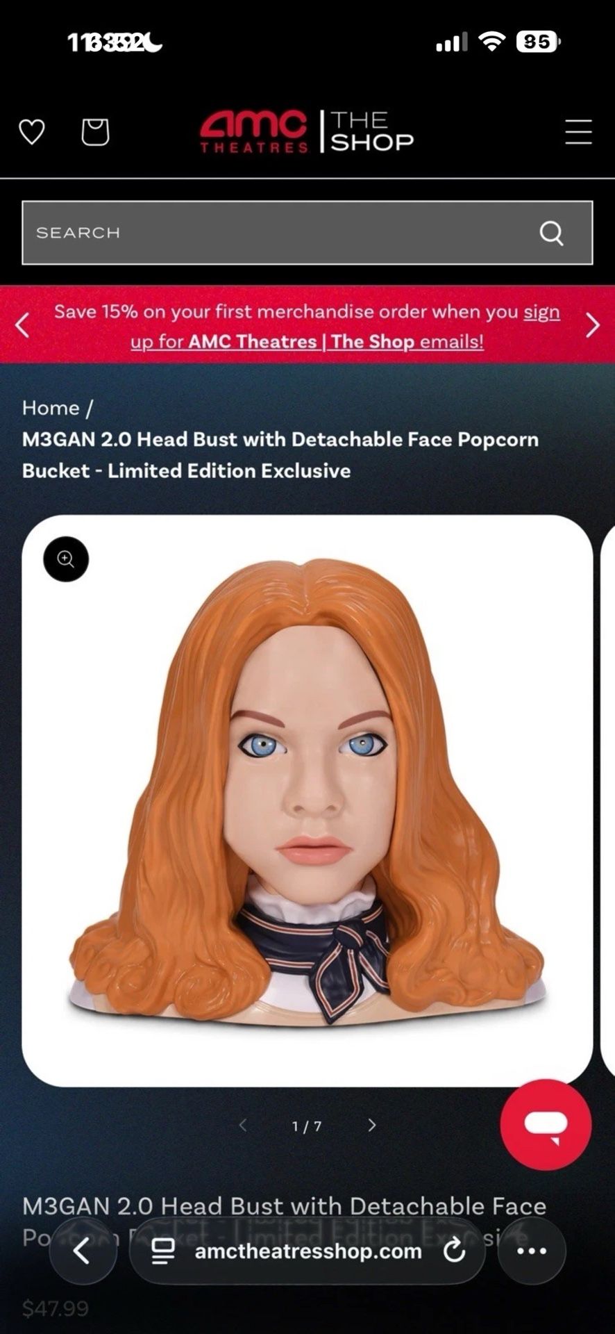 Megan 2.0 Popcorn Bucket