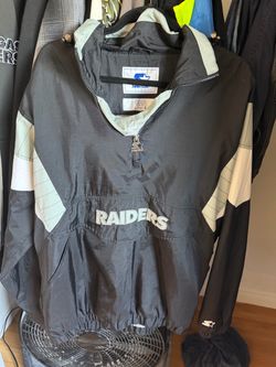 Raiders starter jacket size large