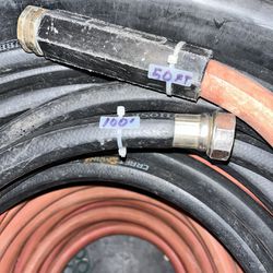 Rubber Garden Hose And Lawn Sprinklers