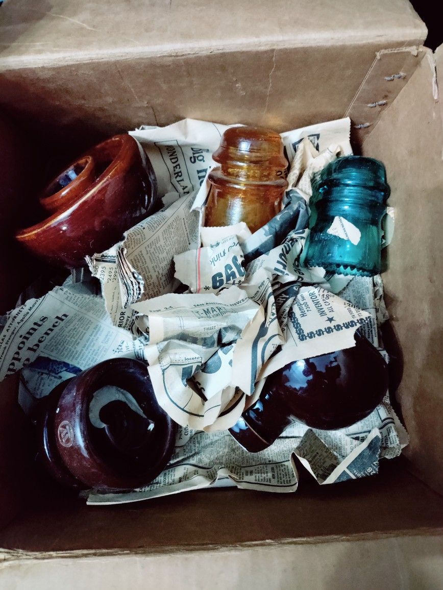 Insulators Vintage Old