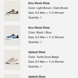 Vans Knu Skool & Upland Shoe